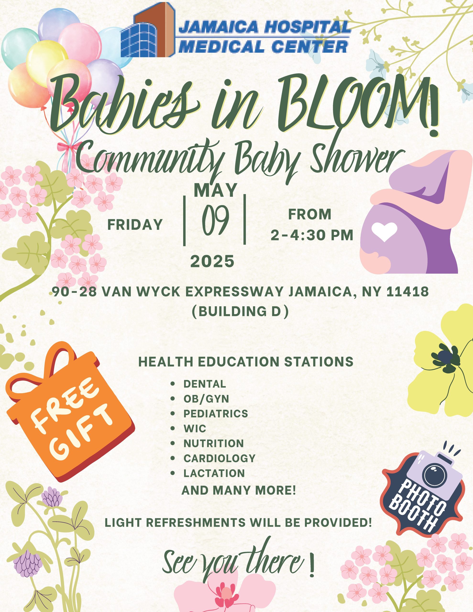 We are inviting you to our community baby shower: